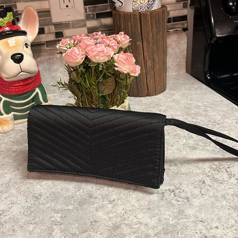 Neiman Marcus brand black evening bag